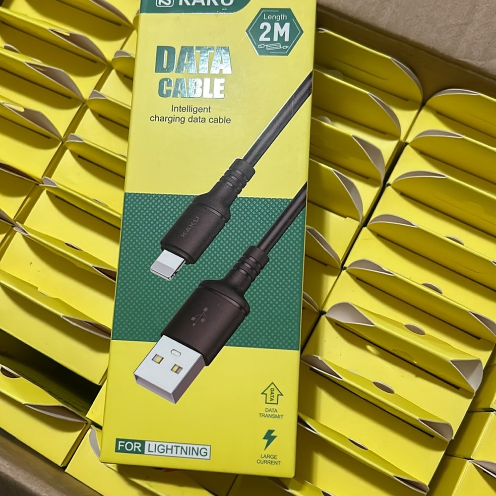 2 lightening charging cords 6ft long each